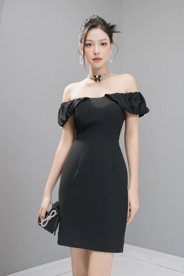 korean off shoulder dresses Korean Off Shoulder Dress