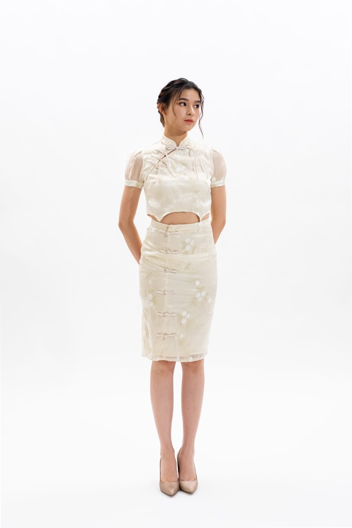 XiWu Qipao (Cream)
