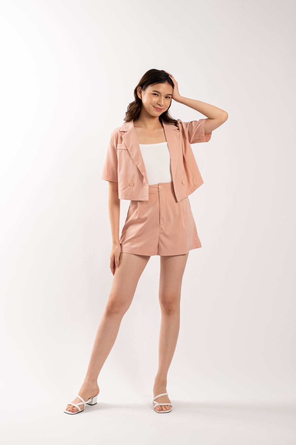 Cropped Blazer And Short Set Sydney Set
