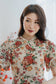 [ETA Mid March After CNY ]Back Order: 金玉满堂 Jinyu Jacquard Overlap Cheongsam - Vintage Floral