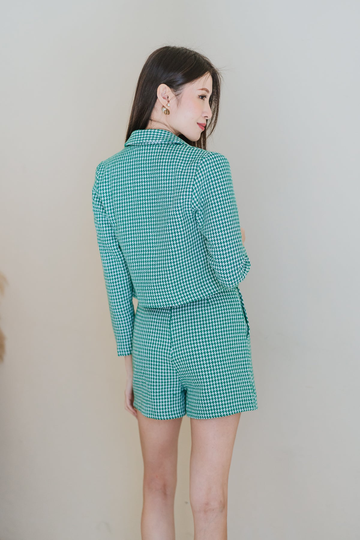 Houndstooth Set Wear - Green
