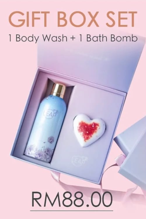 LEAP Gift Box ( 1 Body Wash & 1 Bath Bomb )