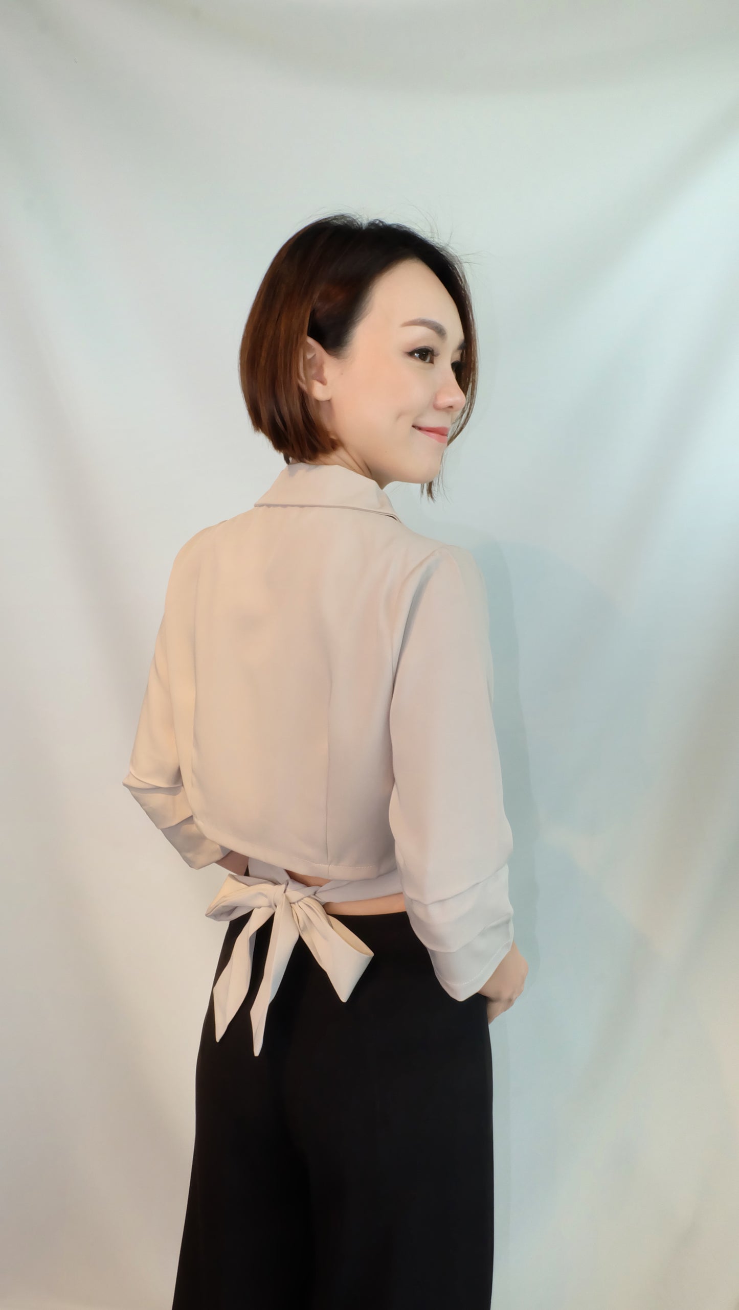 Etta Top (Light Grey)