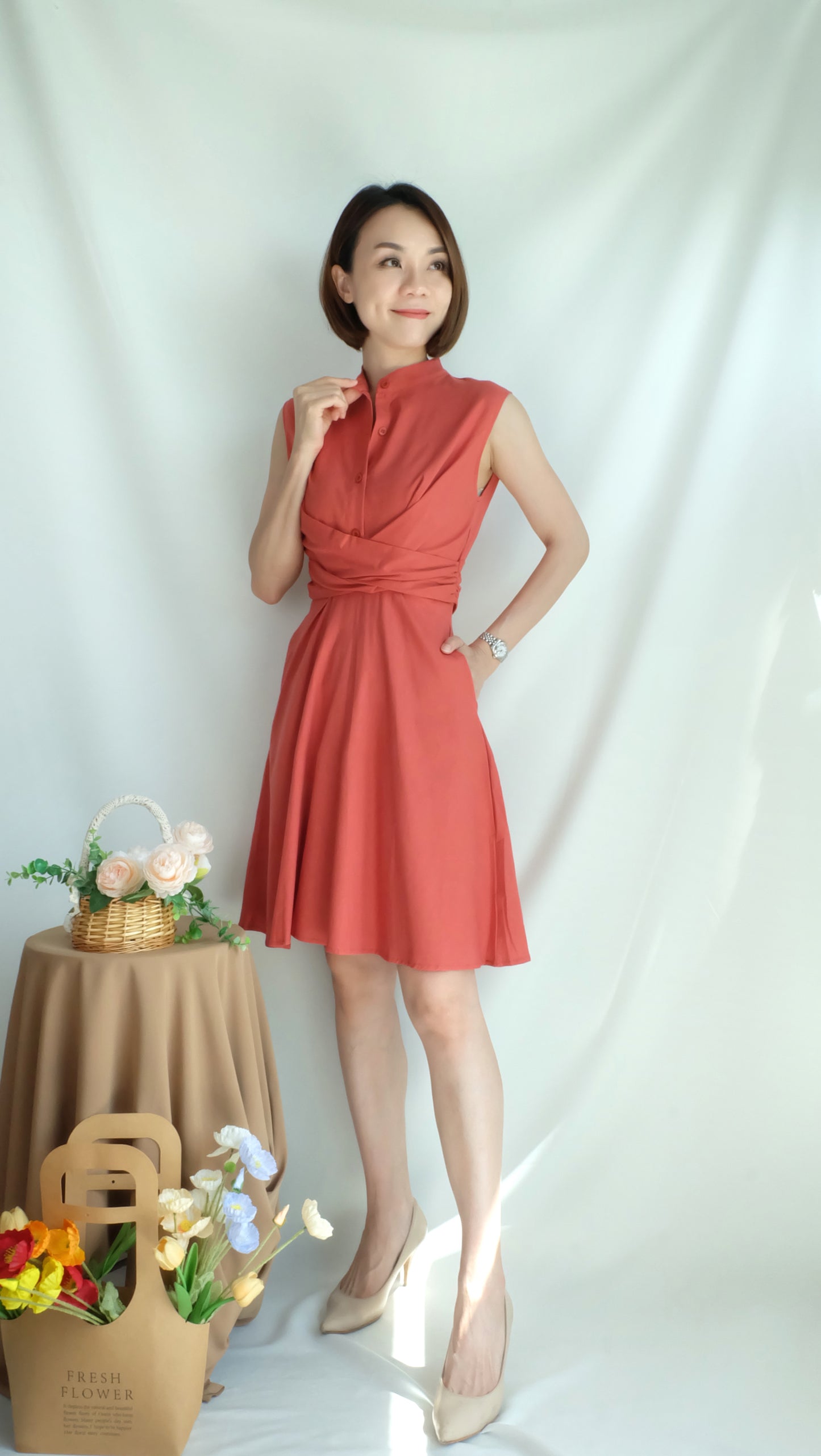 Emmeline Dress (Mandarin)