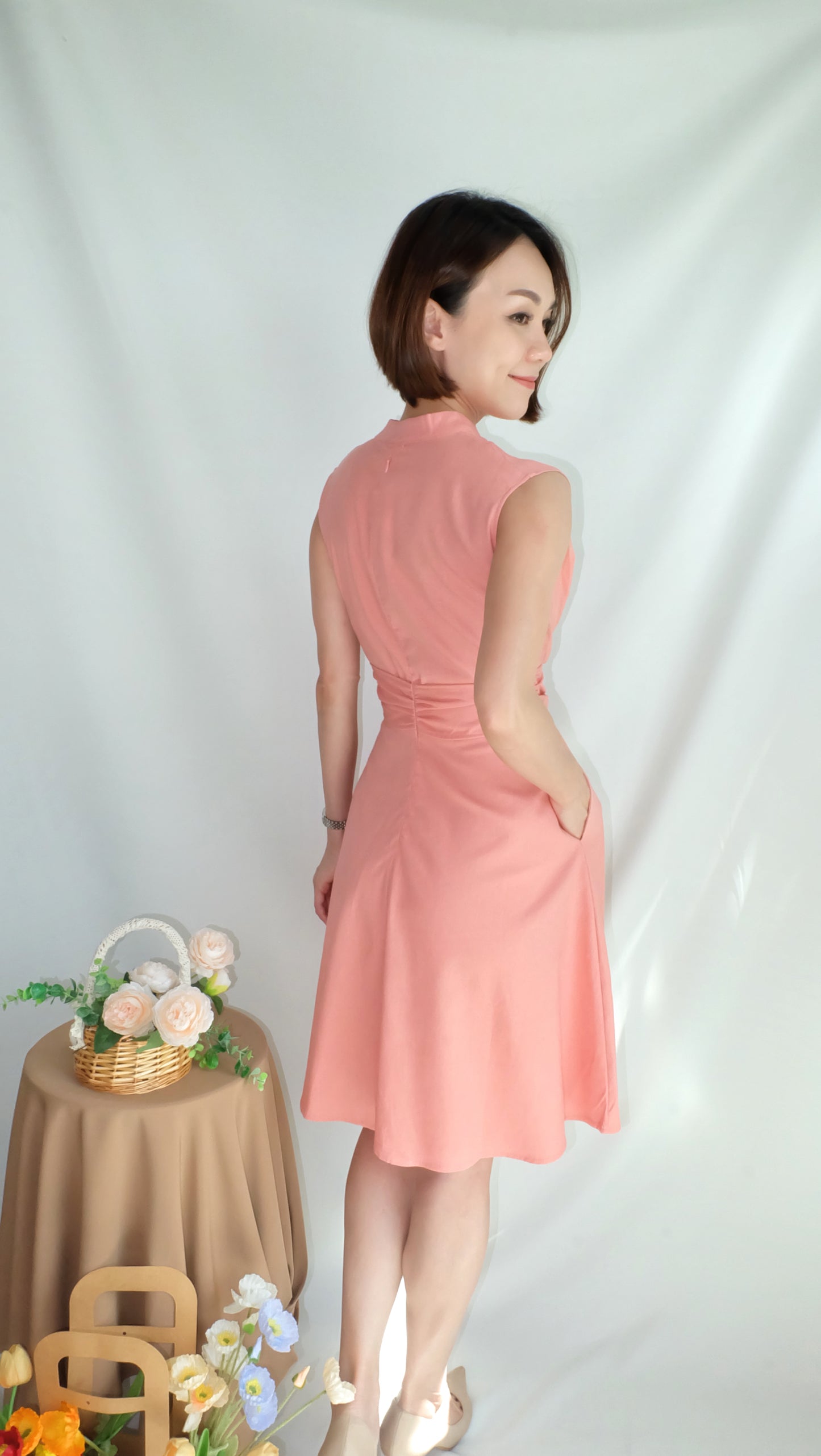 Emmeline Dress (Peach)
