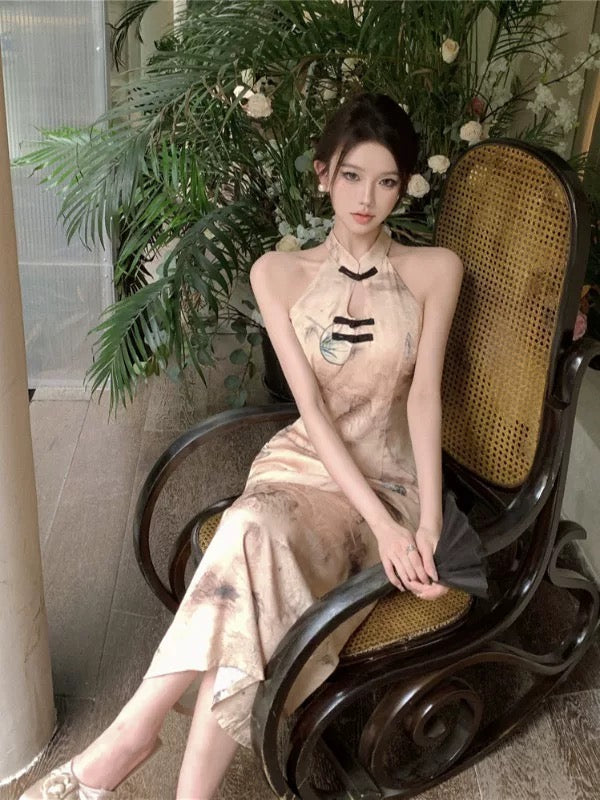 Enchanting Fern Qipao