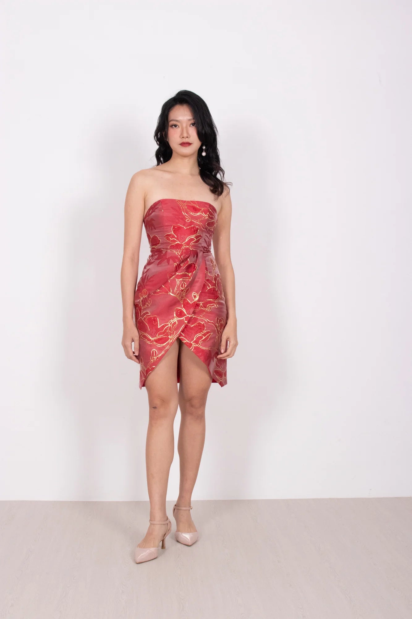 Chloelia Oriental Bustier Dress