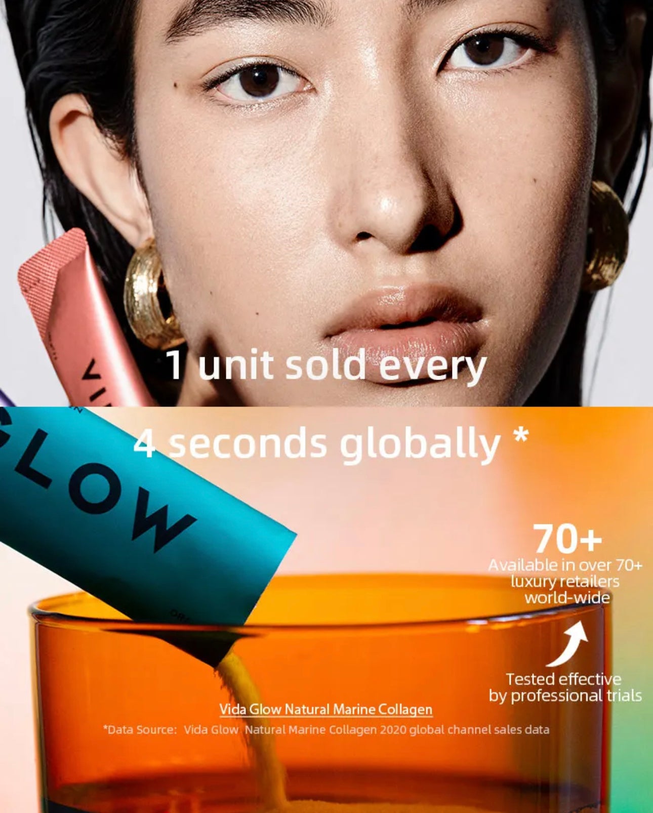 Vida Glow 天然海洋胶原蛋白(30 袋)