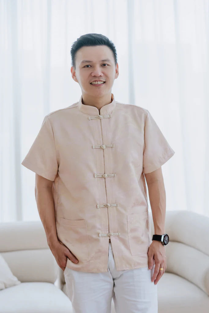 龙凤呈祥 Prosperity Samfu Shirt - Rose Gold