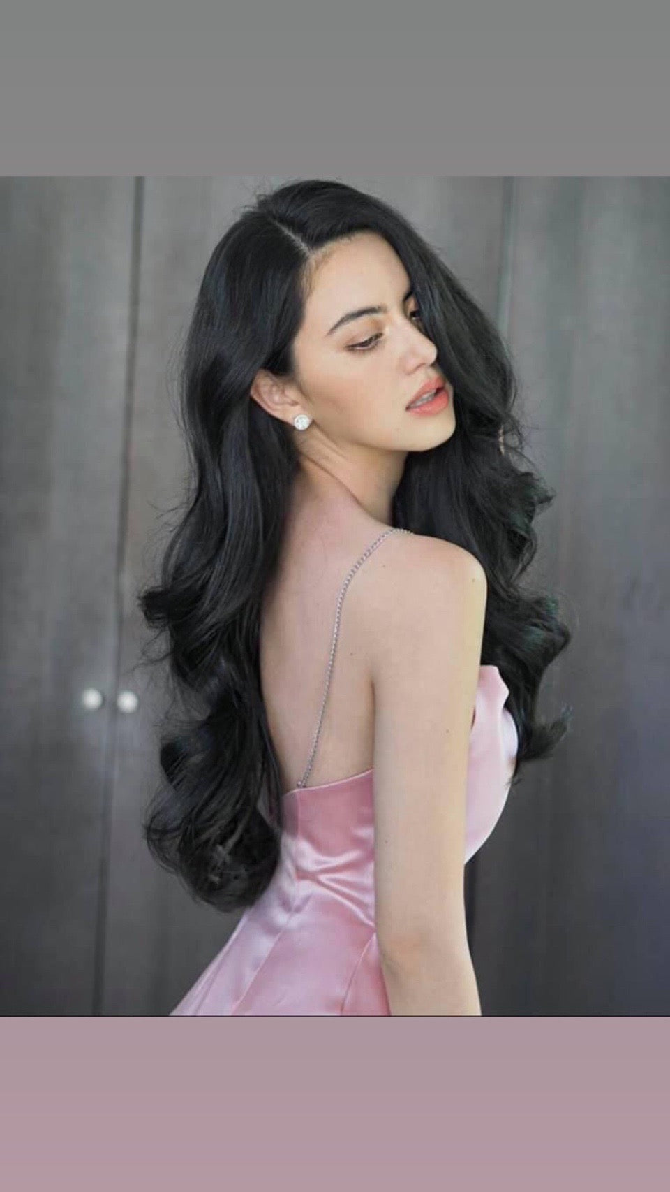 Hesperia 钻石吊带美人鱼连衣裙