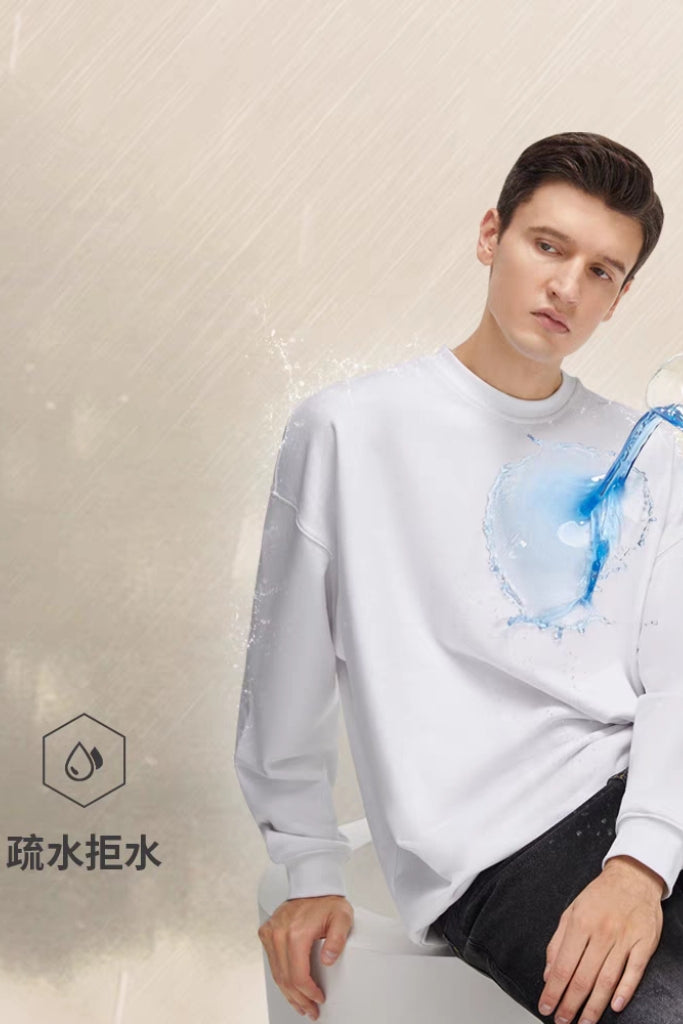 白小T 水光魔术 圆领卫衣