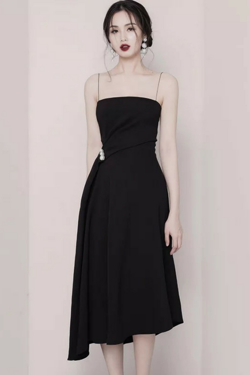 CAMILLE 绉纱连衣裙