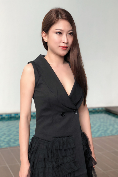 Camille 薄纱连衣裙