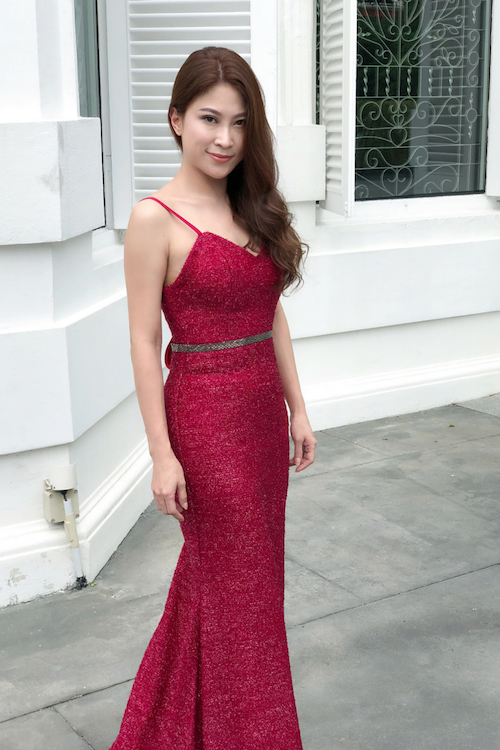 CAITLIN 长连衣裙