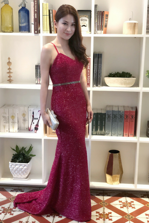 CAITLIN 长连衣裙