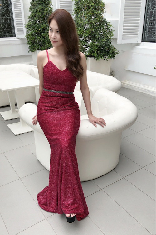 CAITLIN 长连衣裙