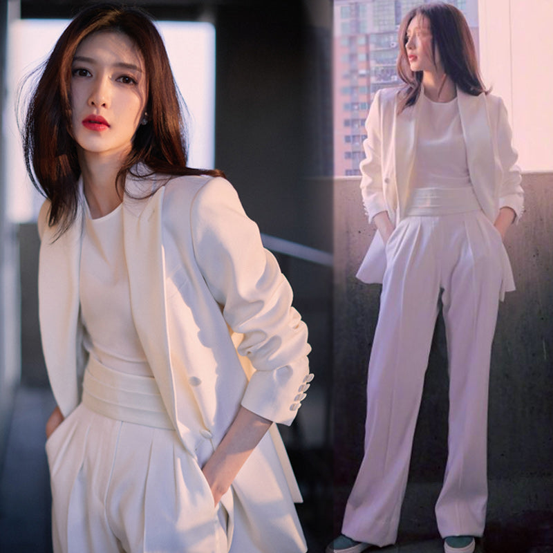 Sandra 西装外套和裤子套装