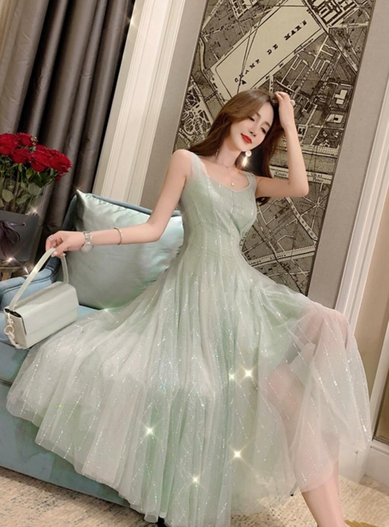 PEONY 亮片连衣裙