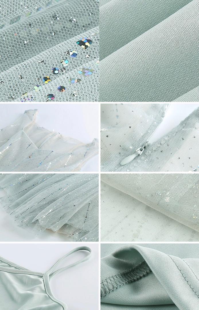 PEONY 亮片连衣裙