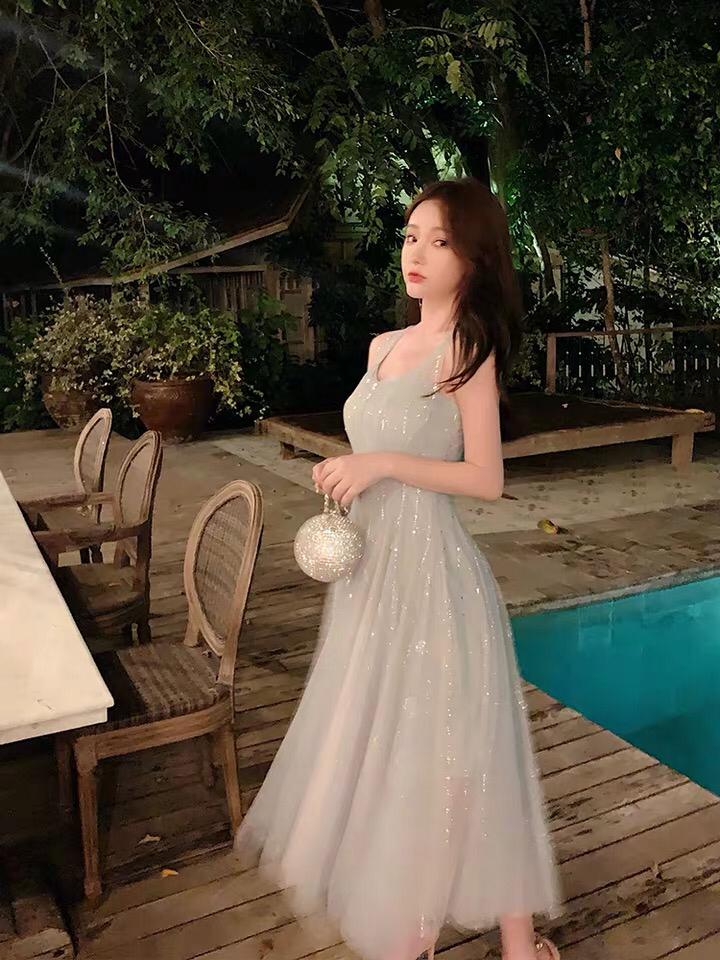 PEONY 亮片连衣裙