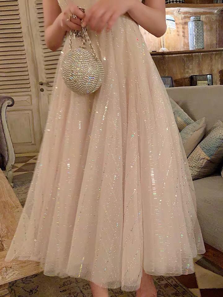 PEONY 亮片连衣裙