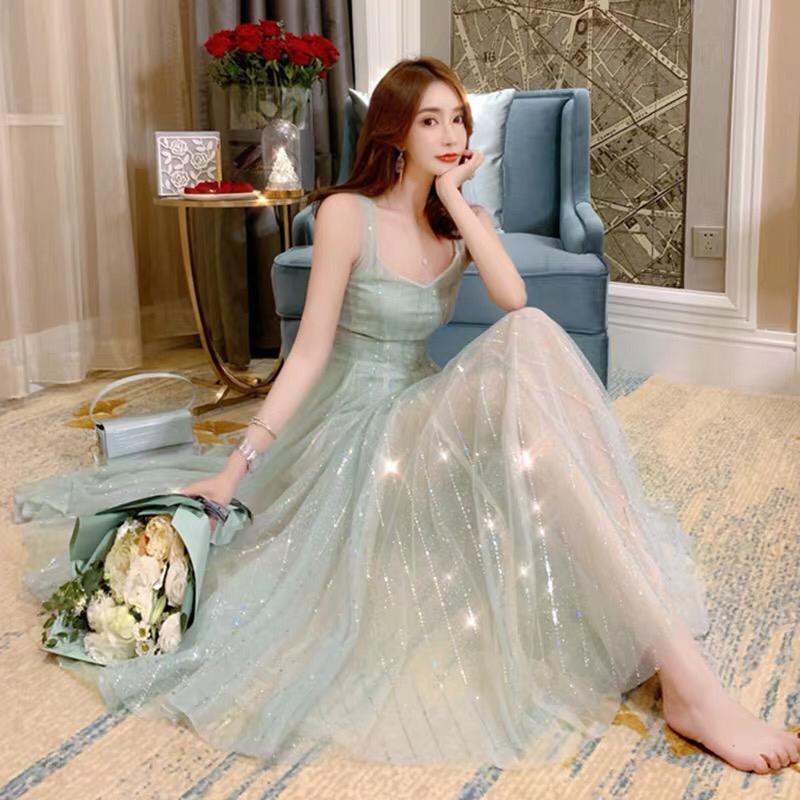 PEONY 亮片连衣裙