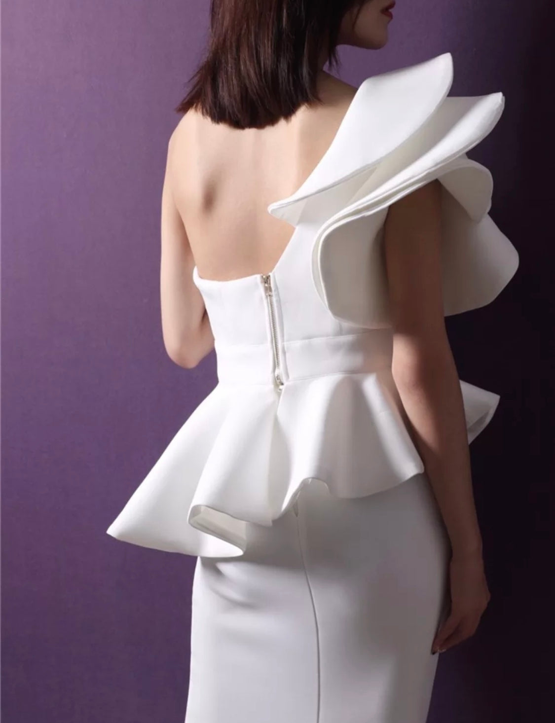 WINFREY 荷叶边荷叶边连衣裙