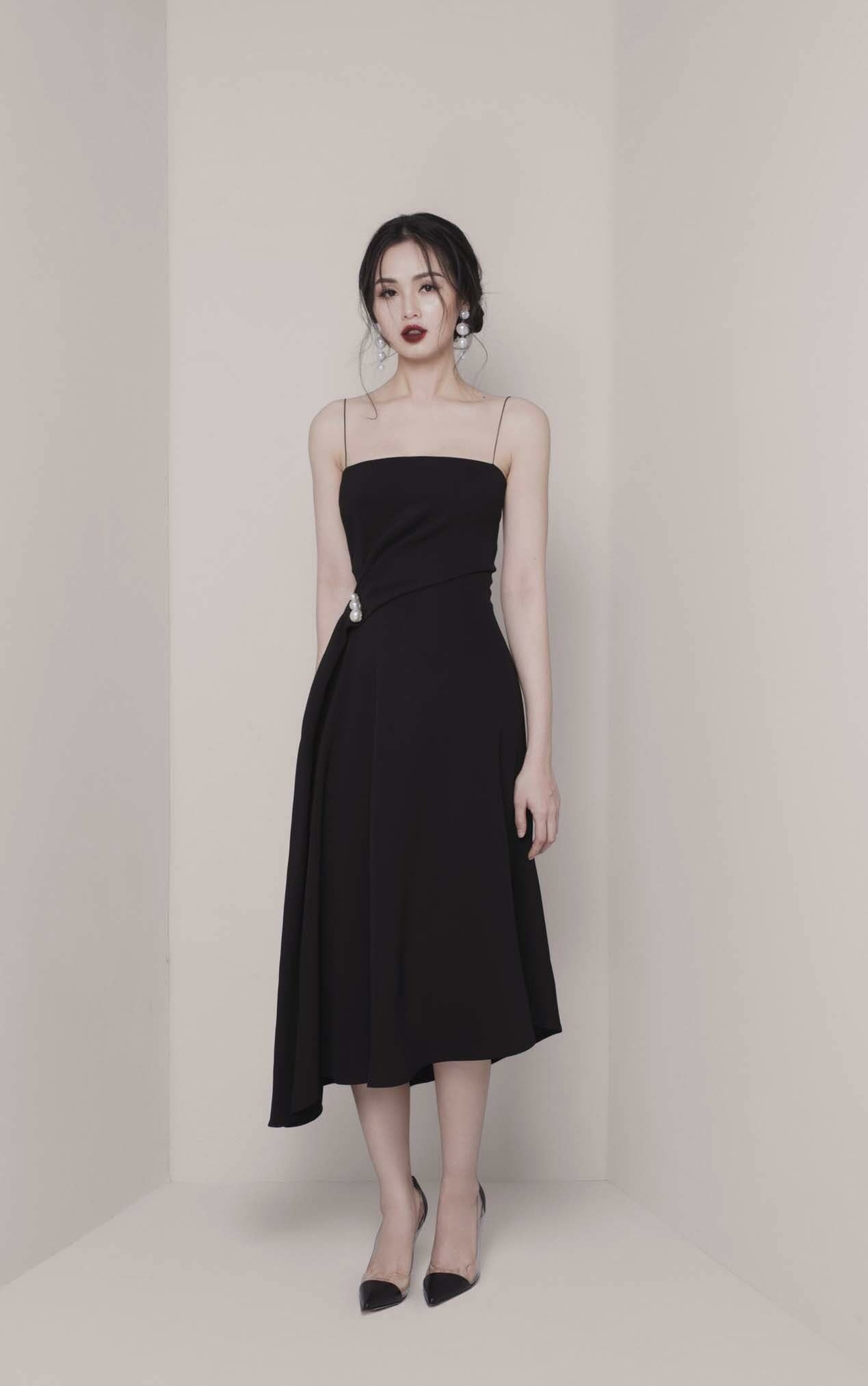 CAMILLE 绉纱连衣裙