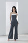 Hazelle Monochrome Jumpsuit - Grey