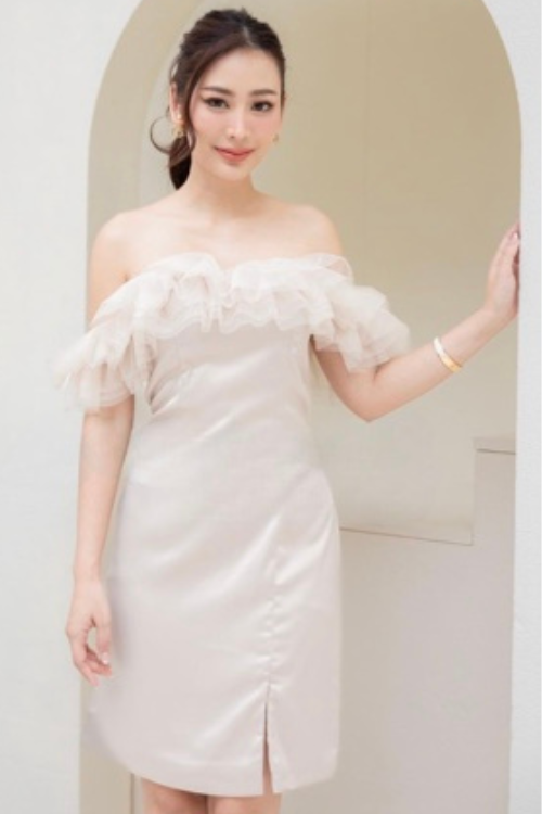 Anthea 雪纺连衣裙