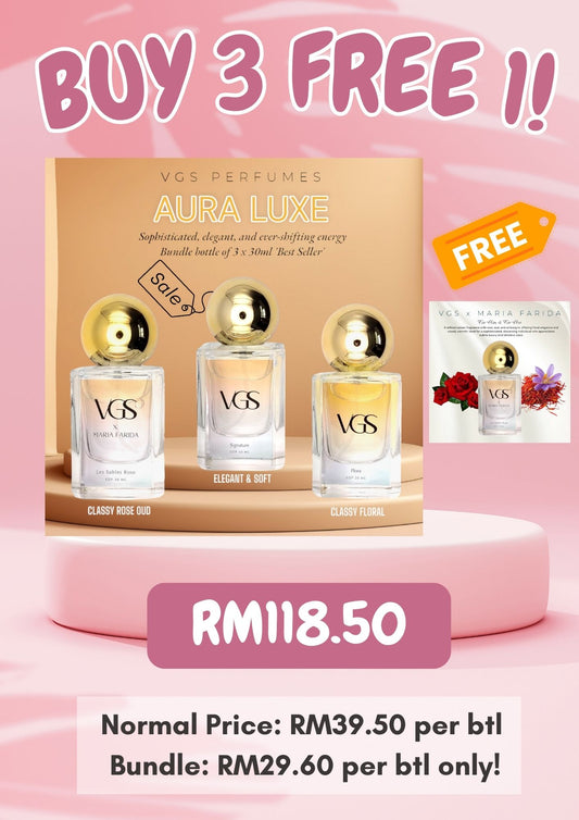 'VGS' EDP Perfume. Buy 3 (30ml) FREE 1 (30ml). FREE SHIPPING