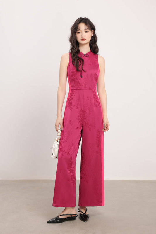 Good Fortune Cheongsam Jumpsuit