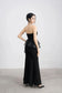 Lucia Bustier Gown in Black