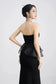 Lucia Bustier Gown in Black