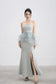 Lucia Bustier Gown in Sage