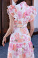 繁花似锦 Full Bloom Broderie Ruffle Cheongsam Dress - Bouquet