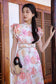 繁花似锦 Full Bloom Broderie Ruffle Cheongsam Dress - Bouquet