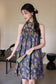 若梦 Dreamy Cheongsam Tent Dress - Navy