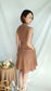 Emmeline Dress (Brown)