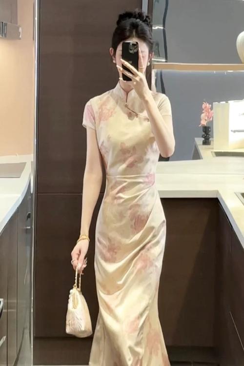 Lush Petals Qipao