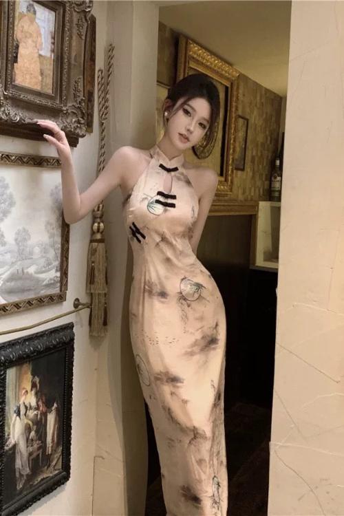 Enchanting Fern Qipao