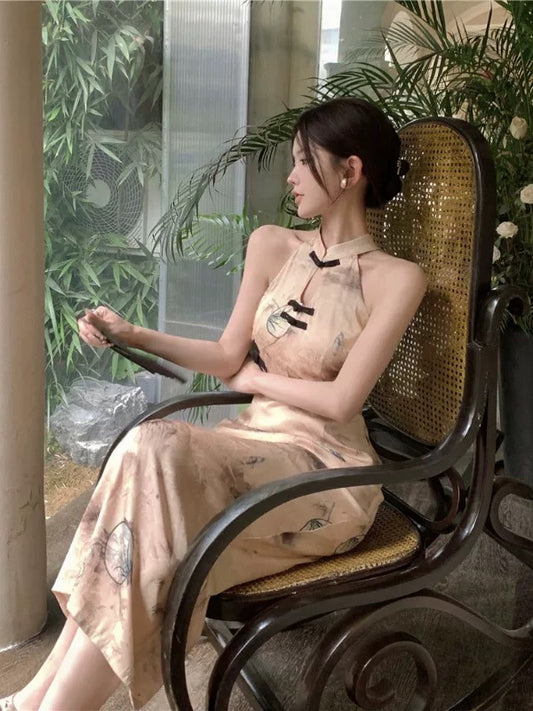 Enchanting Fern Qipao