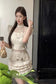 Ruffled Elegance Qipao