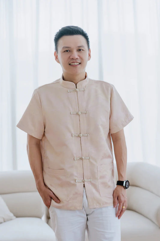 龙凤呈祥 Prosperity Samfu Shirt - Rose Gold