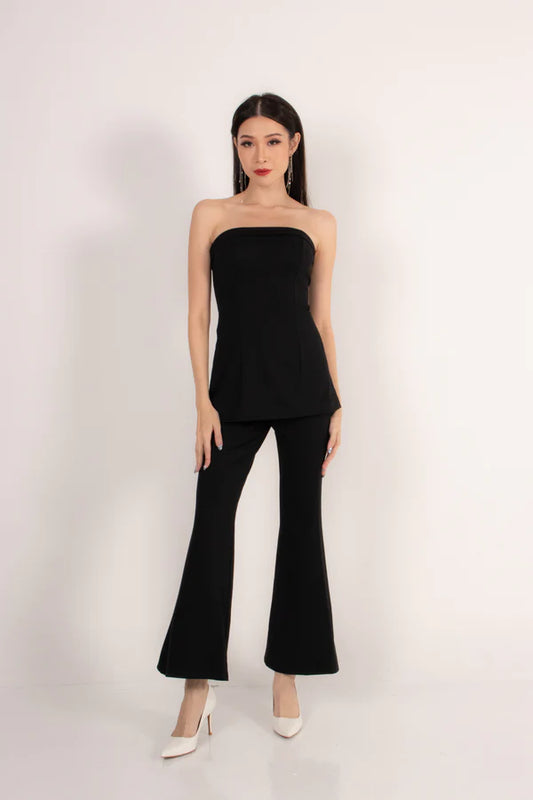 Trixielia Girl Boss Highwaisted Pants in Black