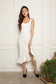 JODILIA MERMAID DRESS IN WHITE