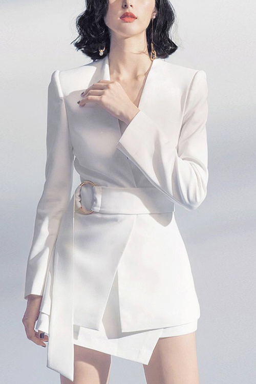 OPHELIA 西装外套和裙子套装