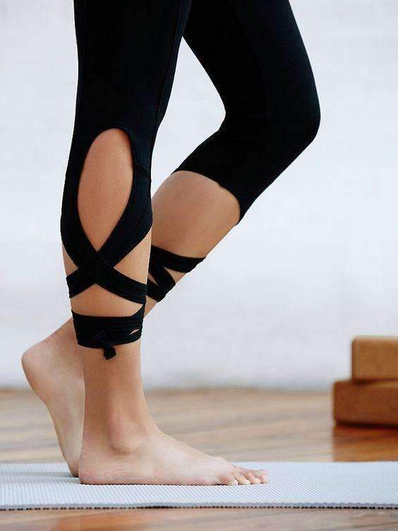 Black Cross tights by BALLERINA brand