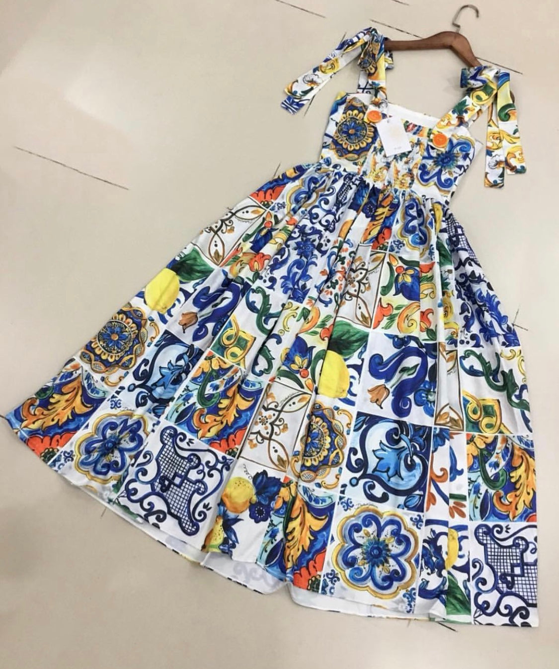 VOGUE Print Dress