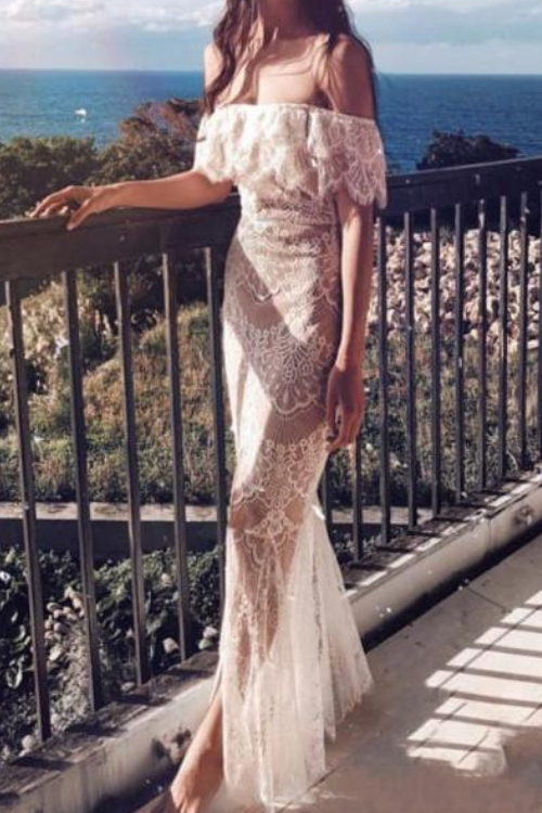 JAMELA 蕾丝连衣裙